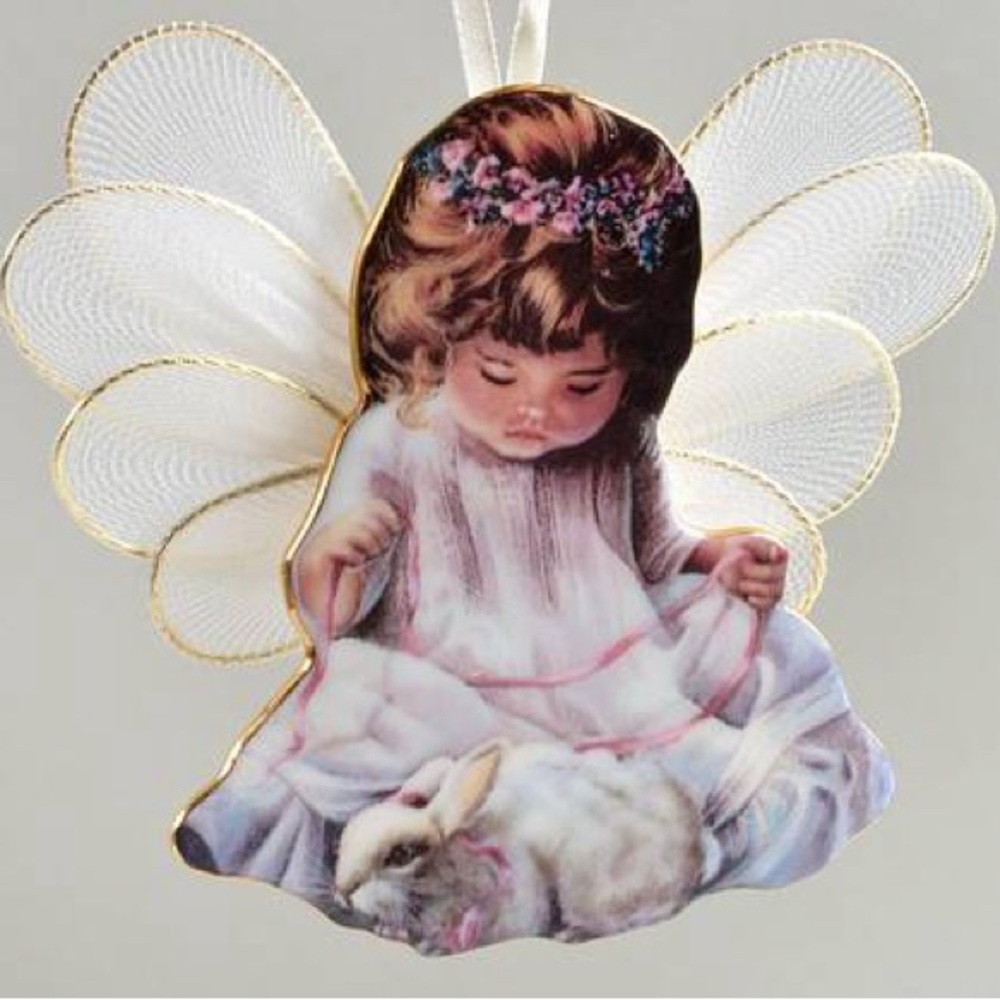 Vintage Bradford Editions- Loving Kindness Heavens Little Angel Ornament